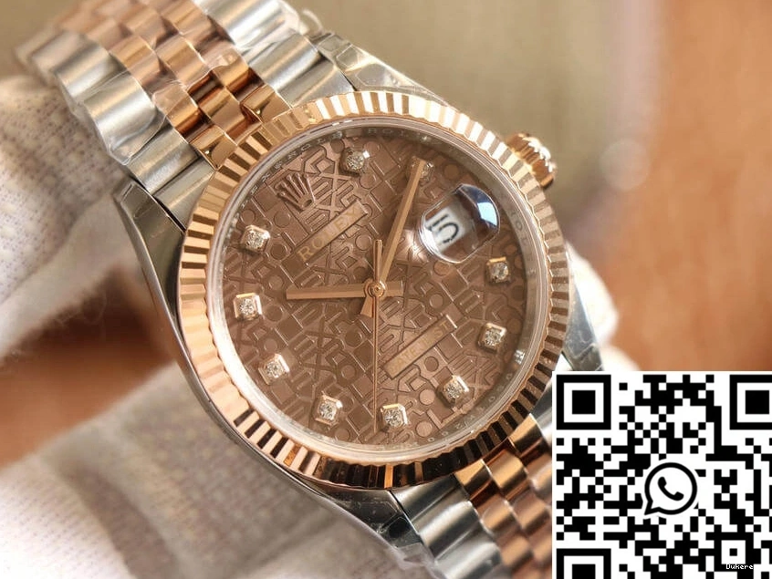 EW Factory Rolex Color Datejust Chocolate Diamond M126231-0025 Dial 0110